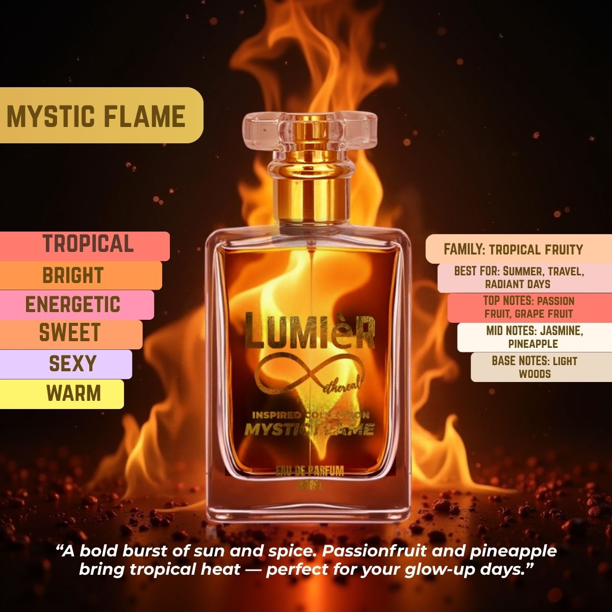 🔥 Mystic Flame – Eau de Parfum (50ML)